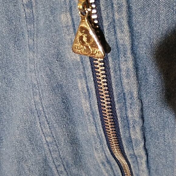 Euro Joy jean jacket. Size medium - Picture 3 of 8